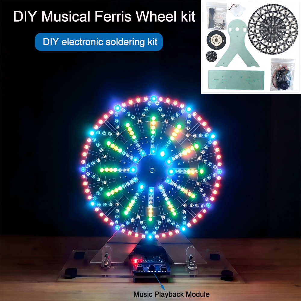 Diy Electronics Parts - Kits eletrônicos DIY: Roda Gigante Musical
