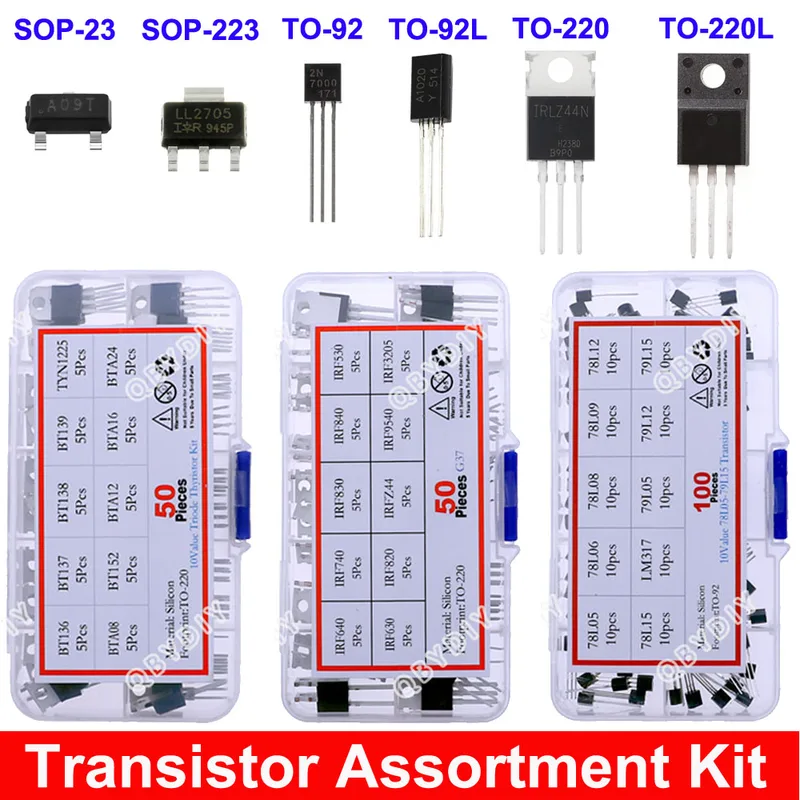 Mosfet Transistor Set - Dip smd mosfet triodo tiristor pnp