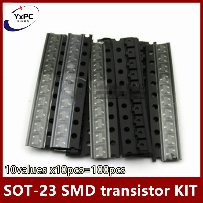 10 valores x10pcs = 100pcs KIT - Mosfet Transistor Set avaliação e preço
