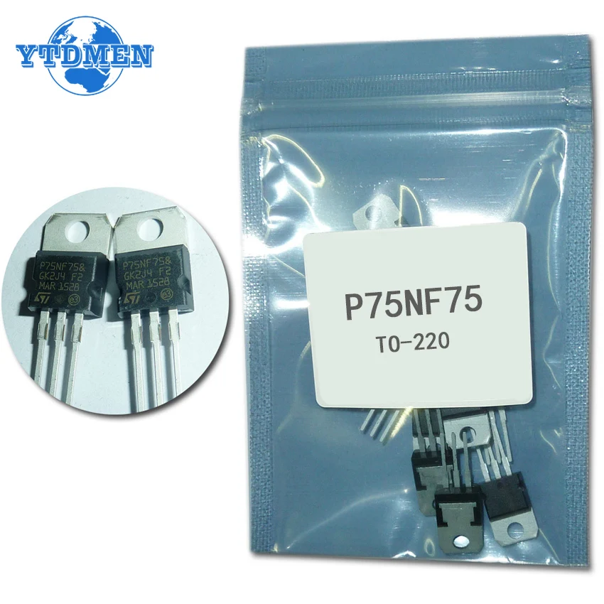 5/10PCS STP75NF75 Mosfet Trans - Mosfet Transistor Set avaliação e preço